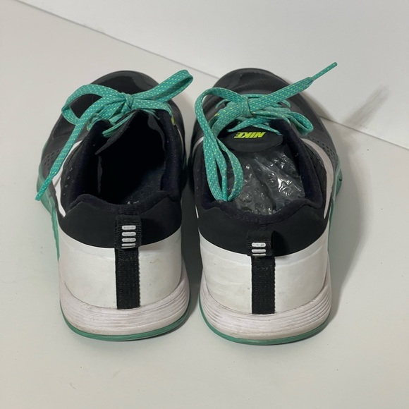 Nike training shoes, gym shoes, black and teal - Picture 3 of 5